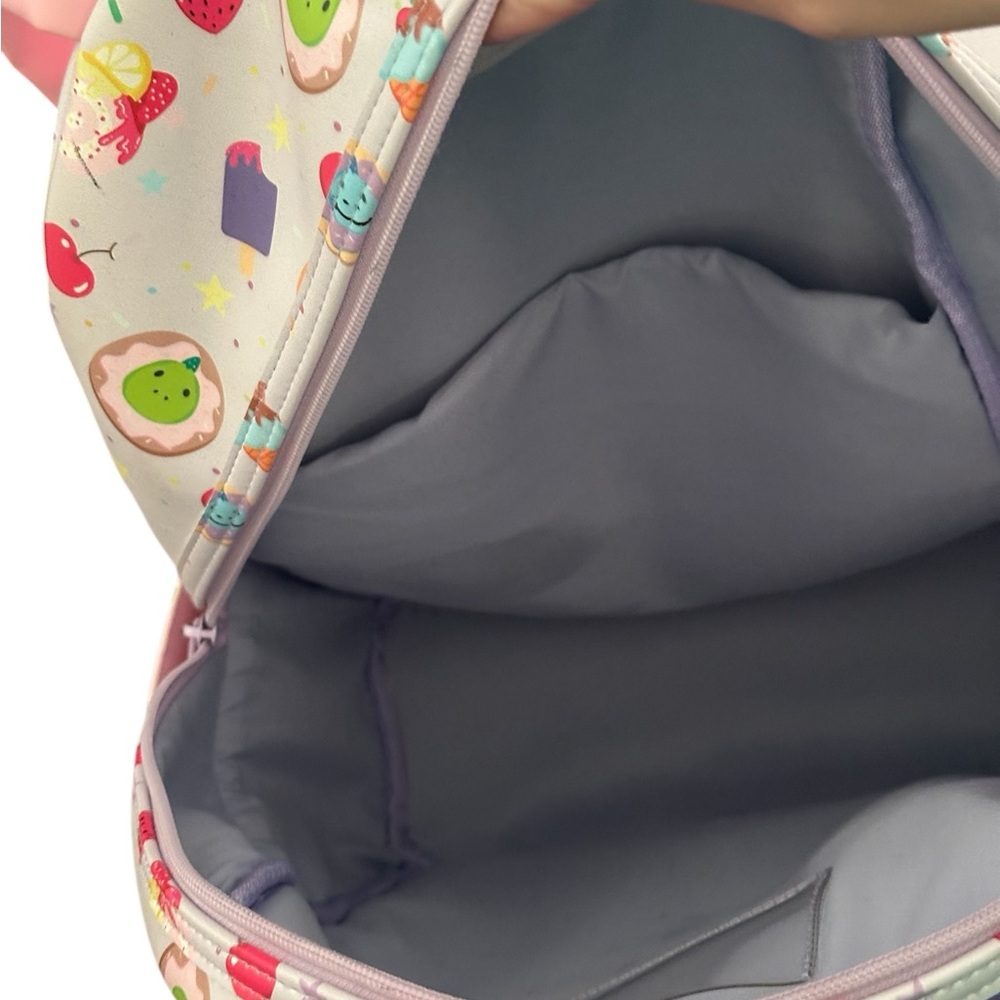 ME Makeover Essentials Cream and Pink Kids ice‎ Cream Donuts Sprinkles Backpack - Picture 6 of 12